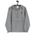 1STAR Coaches &God Vertical Onyx Embroidered Champion Packable Jacket